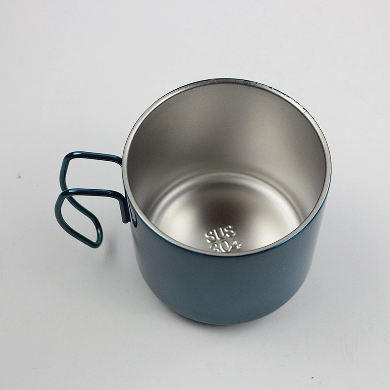 S/S Double Wall Insulated  Gift Coffee Thermal Mug