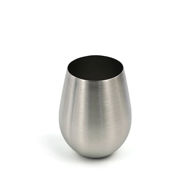 2018 hot selling Wholesale in bulk Coffee cup Egg-shaped single wall stainless steel cups