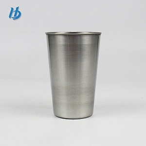 Personalized stainless steel mug,450ml camping mug with handle wholesale
