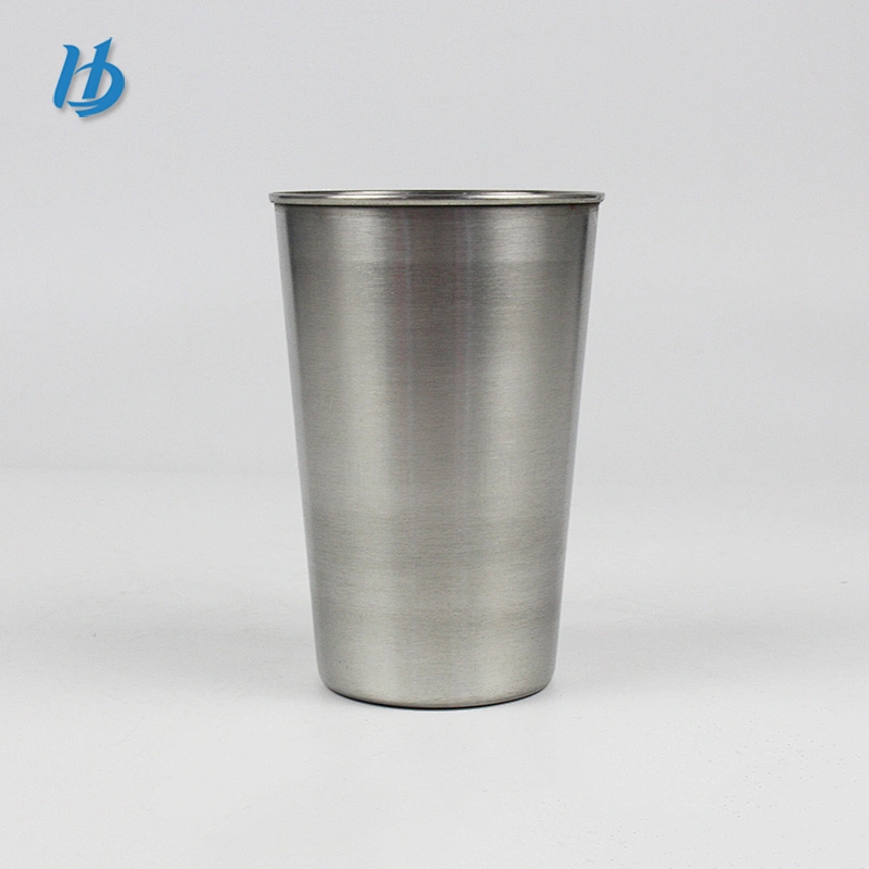 Personalized stainless steel mug,450ml camping mug with handle wholesale