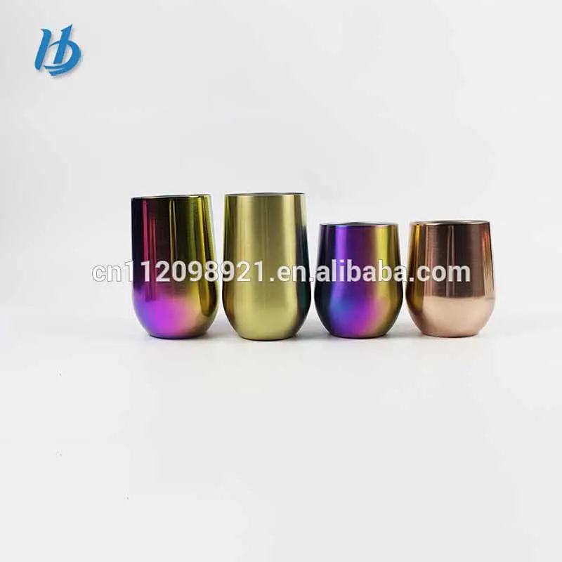 stainless steel cup rose gold wine wholesale cup protein wine glass customized logo