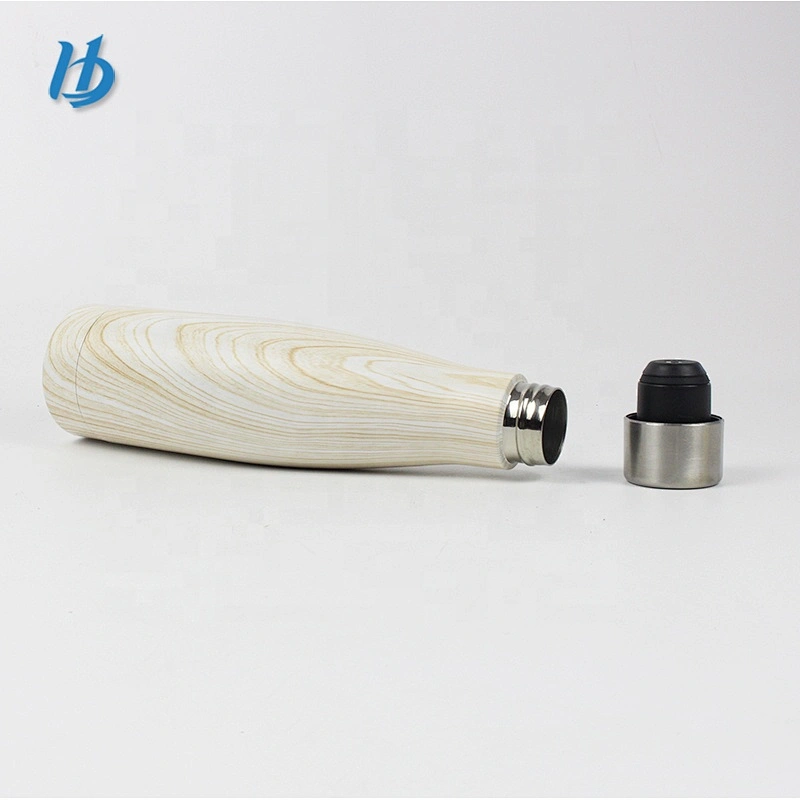 Simple style stainless steel cola shaped bottle ,vacuum insulated cola water bottle