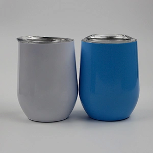 thermal glass for wine 12 oz stainless steel insulated stemless wine glass tumblers