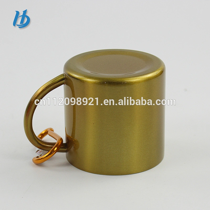 Professional factory manufacture unbreakable 220ml 18/8 stainless steel coffee mugs the portable cup with metal handle