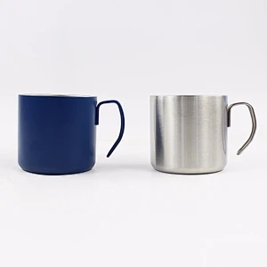 Hot selling wholesale stainless steel coffee cup double wall can design logo vacuum cup steel mug