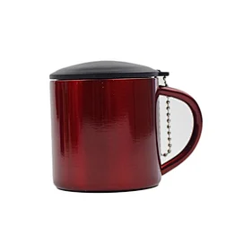 steel mug  coffee mug  wholesale  carabiner handle metal wine tumbler customized coffee mugs free sample