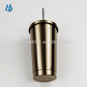 Professional design stainless steel cup ,tumbler cup with lid and straw