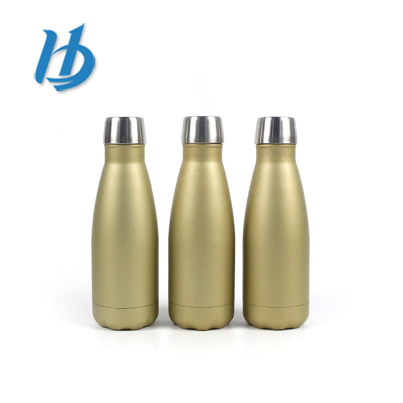 China supplier metal cola shape stainless steel  water bottle for sale