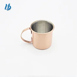 Factory Price Stainless Steel Copper plated Beer Cup,stainless steel beer cooling cups coffee cup
