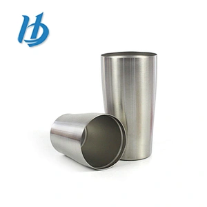 Security brief double wall stainless steel beer mug with custom logo