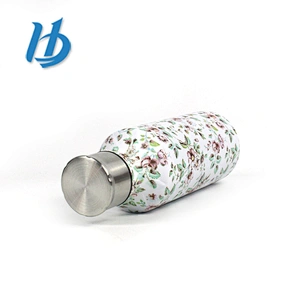 Elegant vacuum water bottle ,stainless steel thermal colorful water bottle