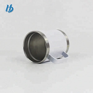 Personalized mug,double wall stainless steel coffee mug with handle and lid