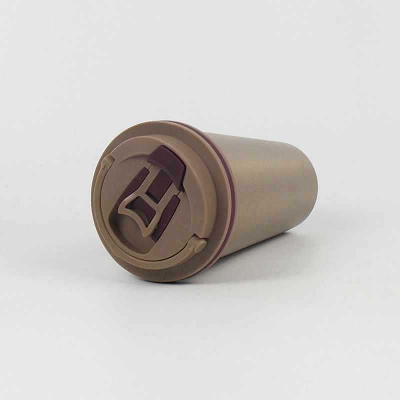 wholesale stainless steel coffee cup double wall vacuum cup with handle ceramic
