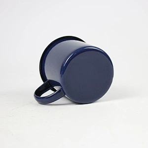 New hot selling stainless steel single rolled rim mug metal mug with handle eco mug