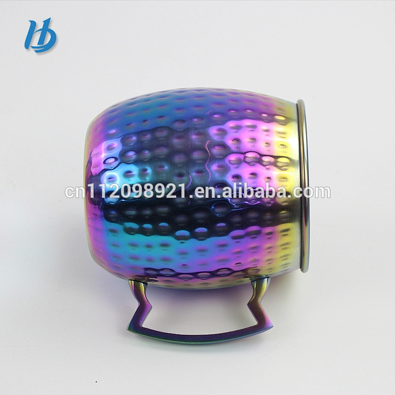 Factory price OEM 304 stainless steel electroplated mug hammer mug for gift