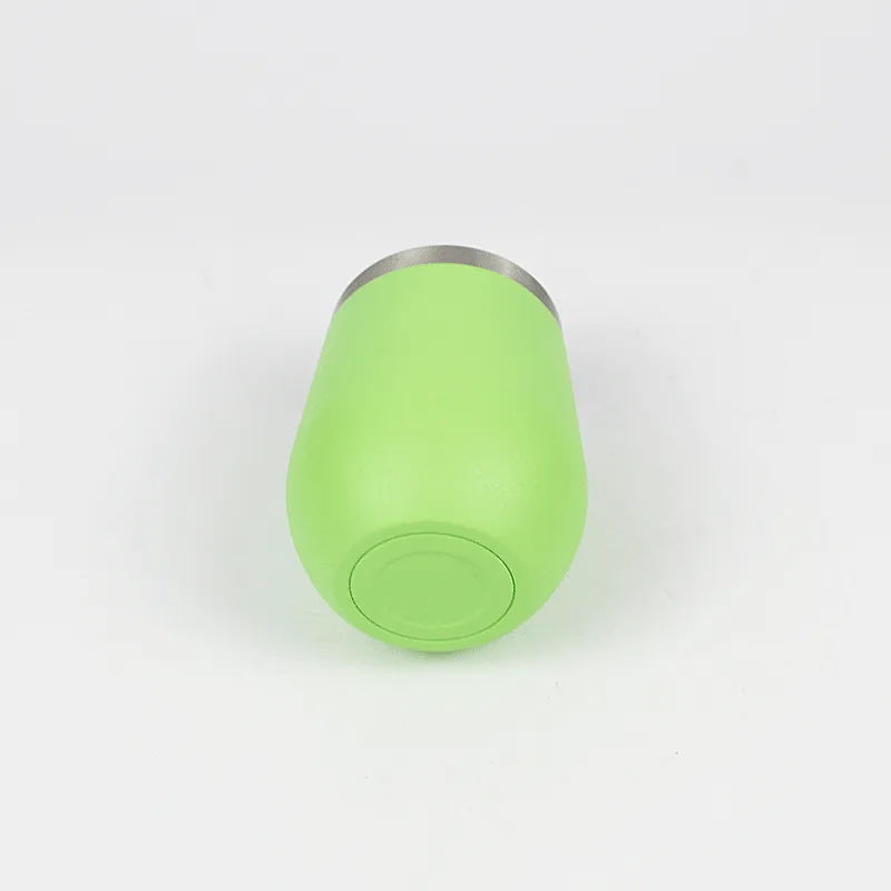 wholesale powder coating 12oz stemless tumbler 12 oz Stainless Steel Wine Tumbler Sippy Cup