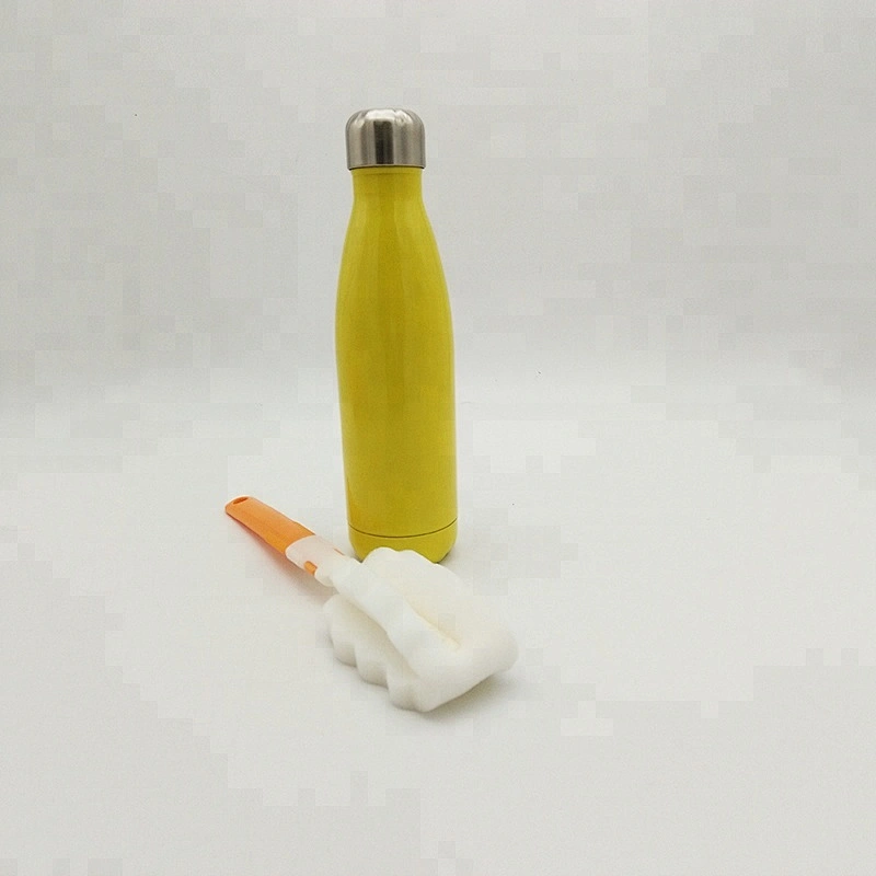 best selling sponge coffee cup cleaning brush stainless steel vacuum bottle brush