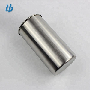 Wholesale customized logo without handle camping mug Stainless steel single straight cup with rolled edge