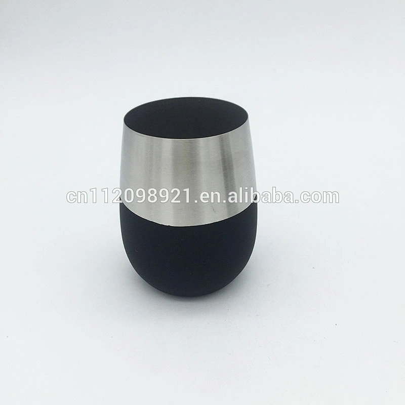 2019 new product stainless steel double wall wine glass whole factory price