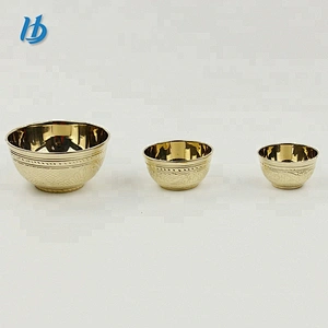 2017 yongkang hibour premium quality single layer pure copper 100% hand engraving bowl