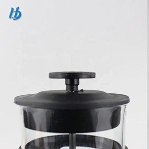 Simple camping coffee pot,glass coffee pot with fancy design customized logo