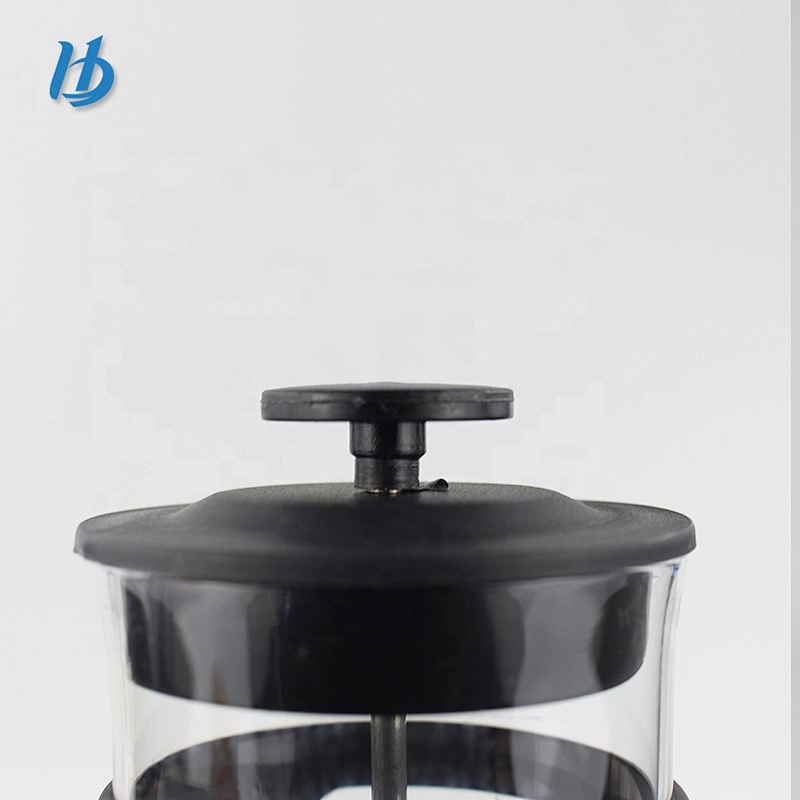 Simple camping coffee pot,glass coffee pot with fancy design customized logo