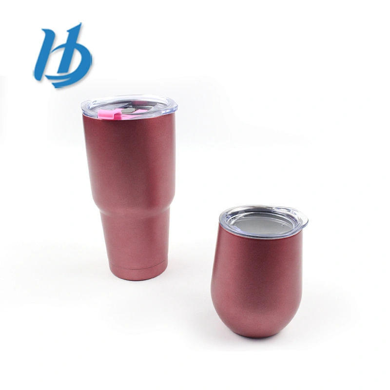 HIBOUR wholesale new premium wholesale 30oz stainless steel rose gold tumbler with lid