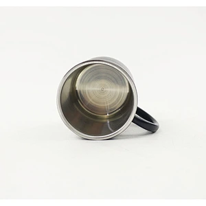 wholesale High quality stainless steel simple office mugs with normal handle