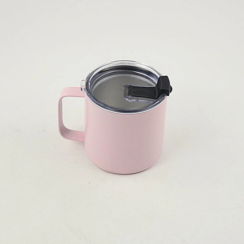 14oz Stainless Steel Insulated Coffee Mug with Handle Double Wall Vacuum Mug with Lid