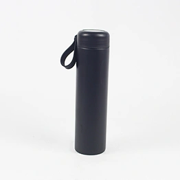 Slim Water Bottle Thermal Water Bottle Stainless Steel Water Bottle with Silicone Rope