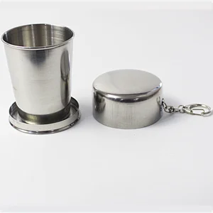 the Portable Stainless Steel Collapsible Coffee Cup