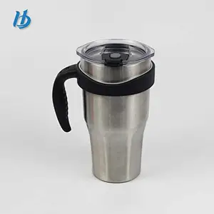 Wholesale stainless steel double wall powder coated tumbler cup with straw mug tumbler cups candle mugs