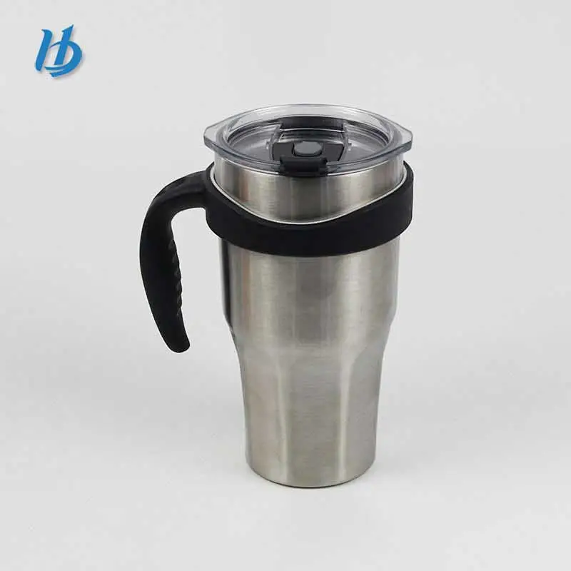 Wholesale stainless steel double wall powder coated tumbler cup with straw mug tumbler cups candle mugs