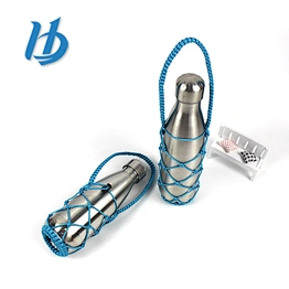 Hibour Economic stylish recycled nylon wine bottle bag mesh