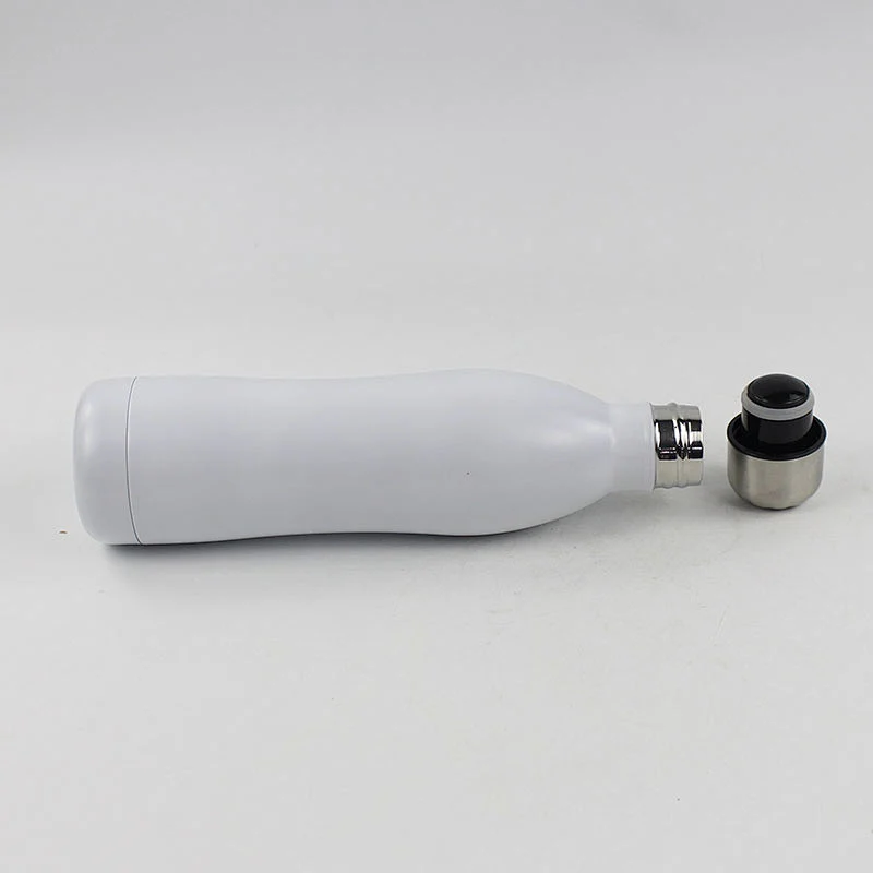 Wholesale cola bottle,stainless steel cola bottle double wall with lid