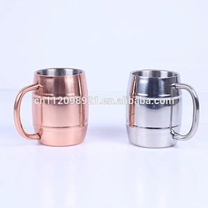 New products best new design bpa free 18/8 stainless steel beer coffee metal camping mug for gift