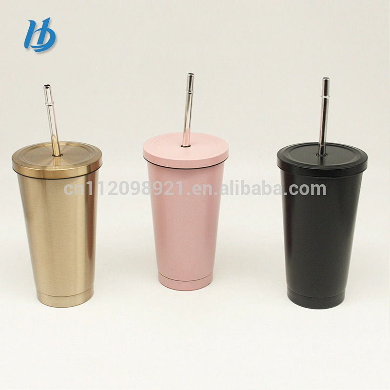 Professional design stainless steel cup ,tumbler cup with lid and straw