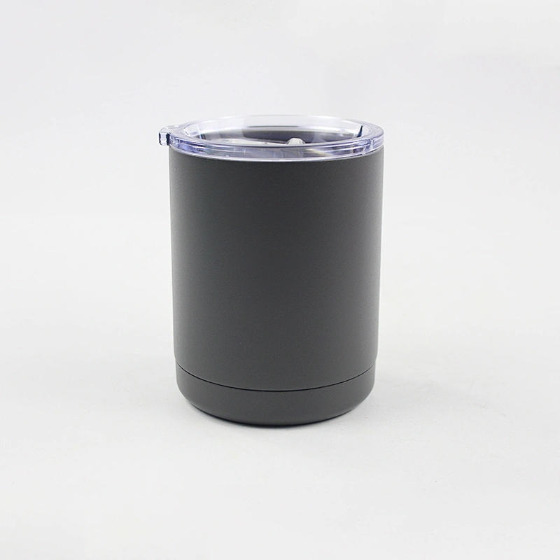 Most popular new design 10 oz stainless steel wine tumbler stainless steel tumbler with lid and straws