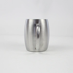 China wholesale beer mug,450ml double wall coffee mug with lid wholesale