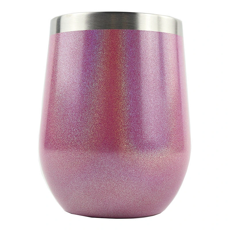 wholesale hot selling wine glass charms markers stainless steel stemless wine glass