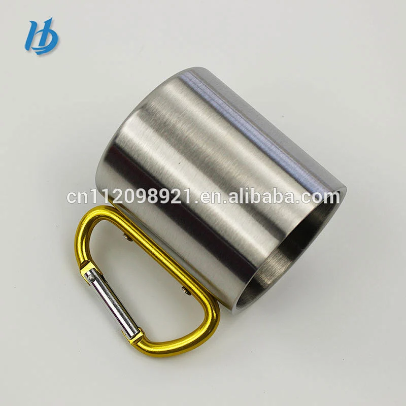 High quality wholesale double wall food grade stainless steel beer mug with handle insulated coffee mugs