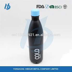 Novelty high quality 304 Stainless steel double wall cola vacuum sport drinking water bottle cola bottle