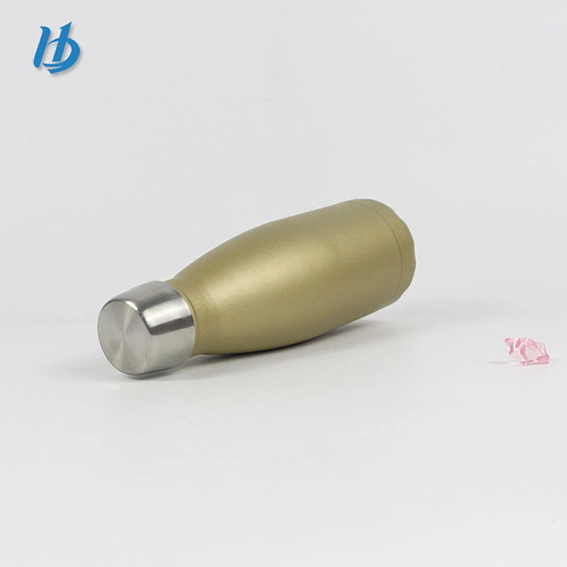 2019 fashionable drinking bottle vacuum bottle with cup brush stainless steel coke bottle