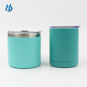 Personalized simple travel mug,stainless steel double wall mug with handle customized logo