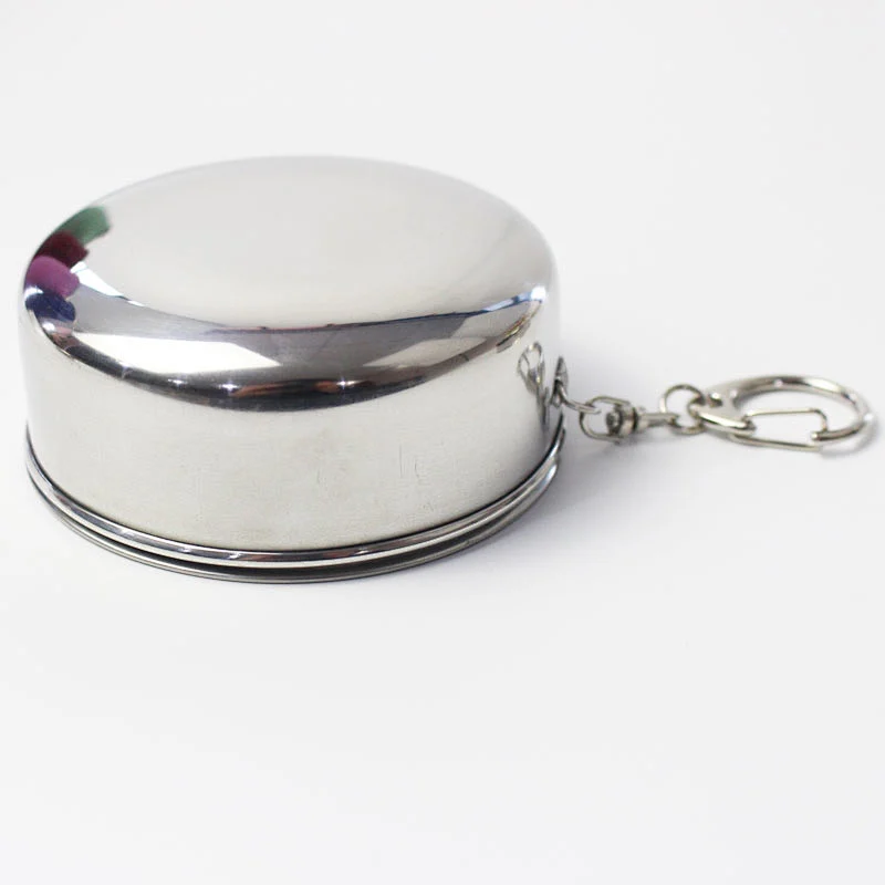 the Portable Stainless Steel Collapsible Coffee Cup