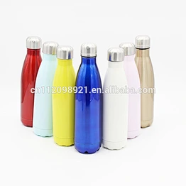 Amazon Most Popular Sport Water Bottle double wall stainless steel vacuum drinking bottle 500ml cola bottle