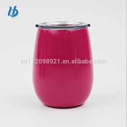 Eco-friendly stainless steel stemless wine glass,portable wine glass bottle for drinking