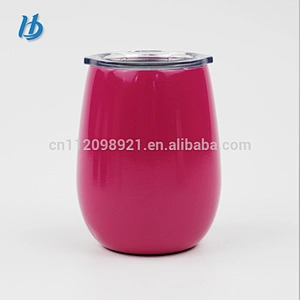 Eco-friendly stainless steel stemless wine glass,portable wine glass bottle for drinking