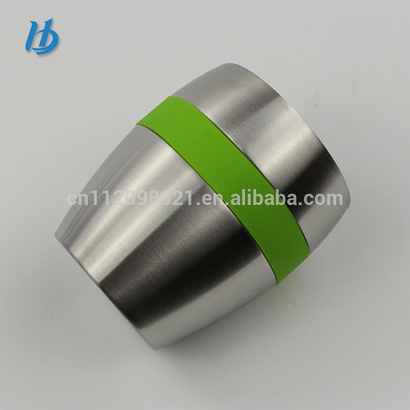 Metal stemless stainless steel wine glass,9OZ customized cup wholesale