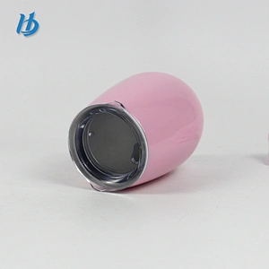 Elegant stemless wine glass,unbreakable wine glass with lid wholesale
